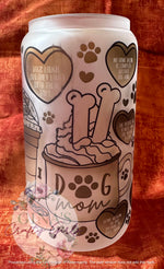 Load image into Gallery viewer, Dog Mom Collage Glass Can Cup
