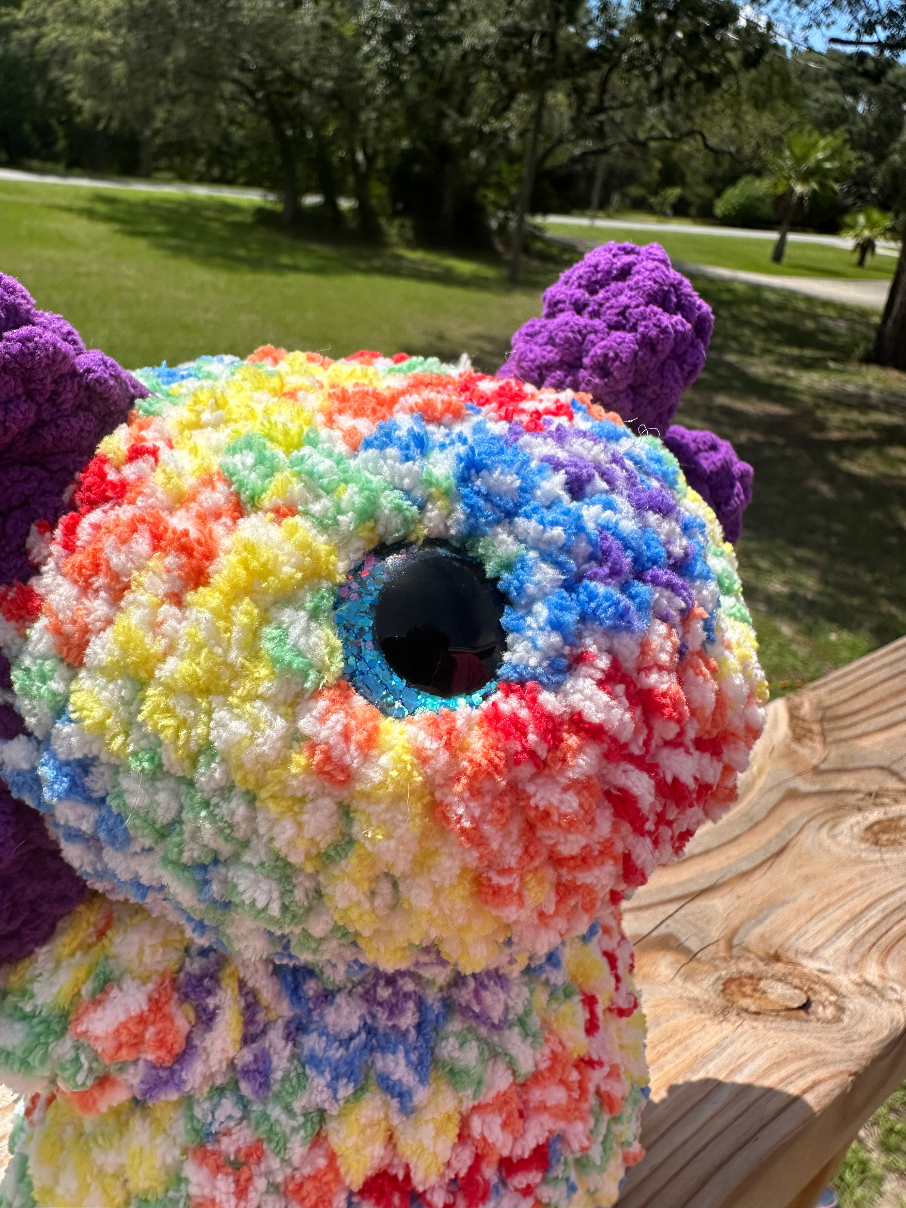 Rainbow Axolotl Crochet