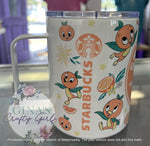 Load image into Gallery viewer, Starbucks Orange Bird Camp Mug
