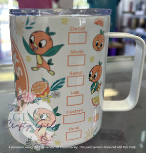 Starbucks Orange Bird Camp Mug