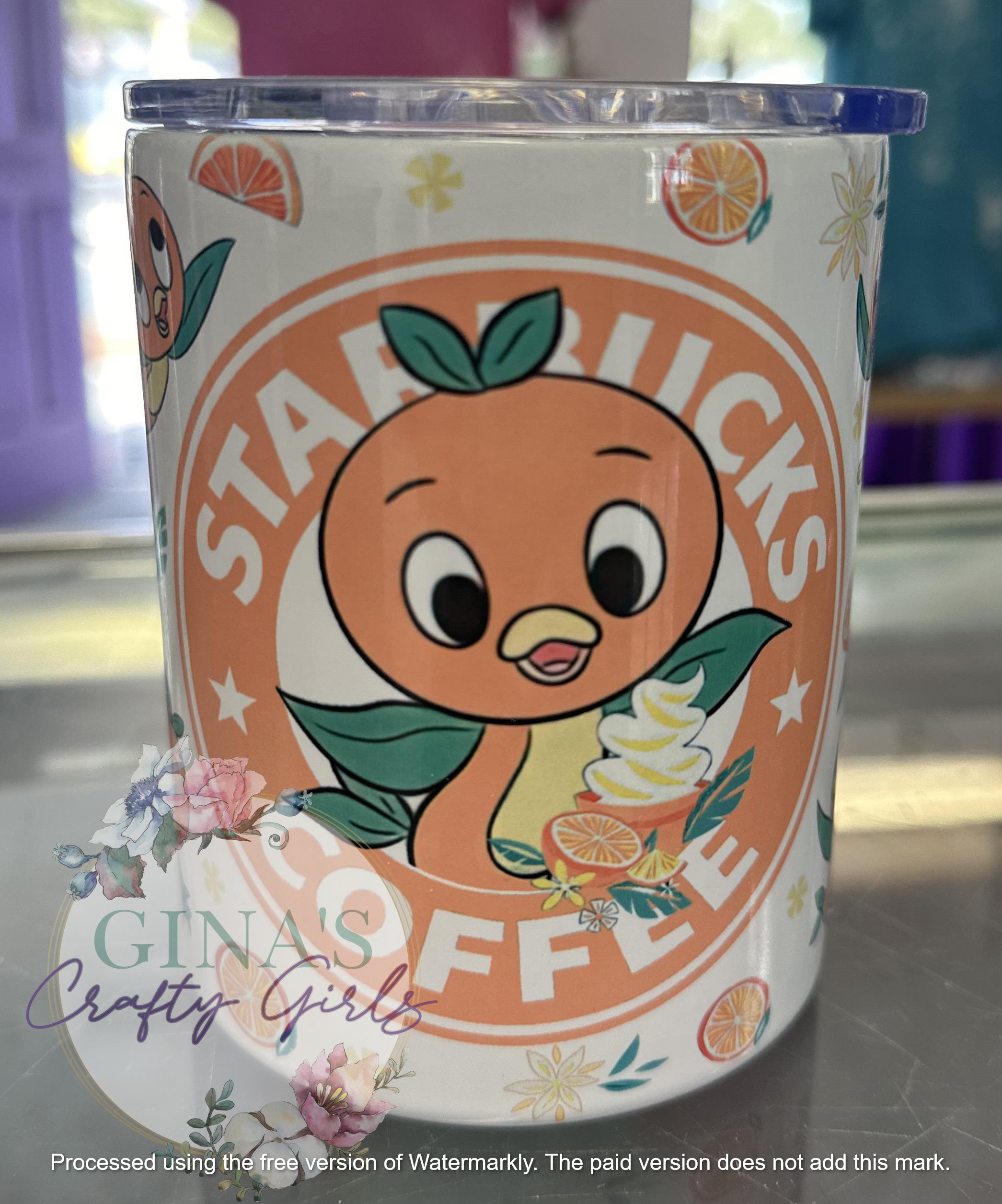 Starbucks Orange Bird Camp Mug