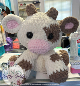 Large Baby Cow Crochet