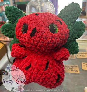Watermelon Axolotl Crochet