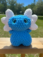 Load image into Gallery viewer, Cloud Axolotl Crochet
