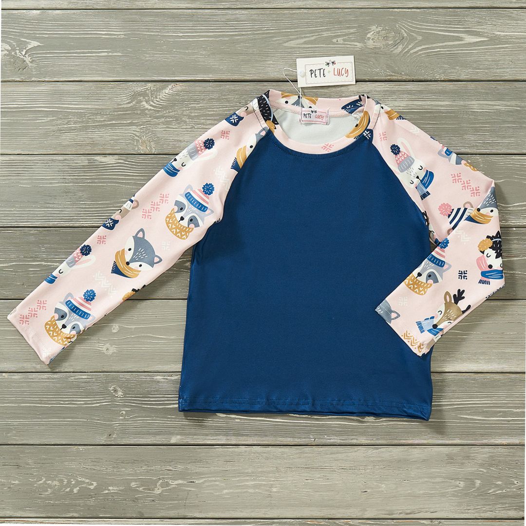 Cozy Forest Friends Boys Shirt