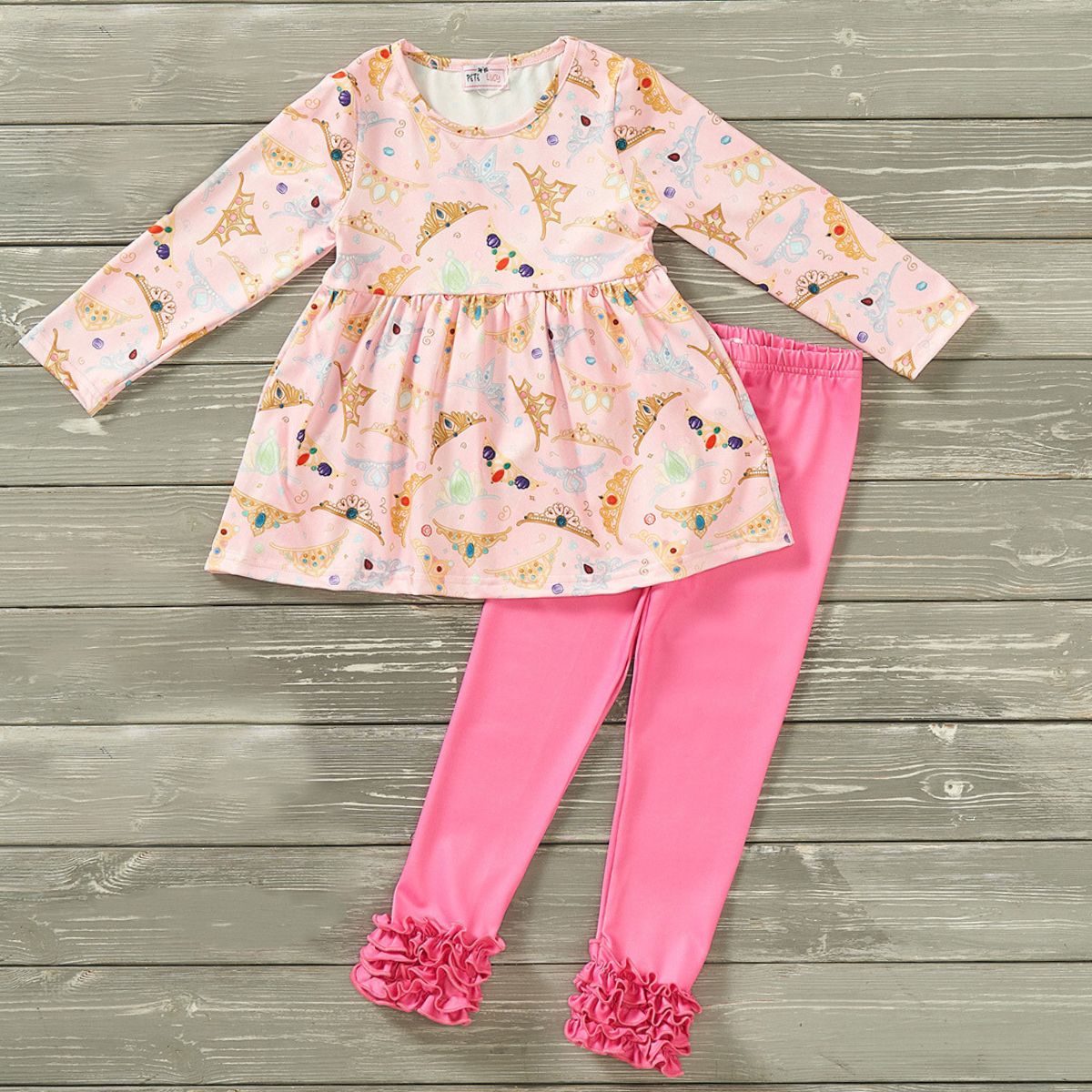 Princess Crowns Pant Set