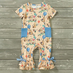 Happy Birthday Pooh Infant Romper