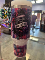 Load image into Gallery viewer, Good Girls Read Bad Books 40 Oz Tumbler
