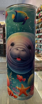 Load image into Gallery viewer, Chubby Manatee Tumbler
