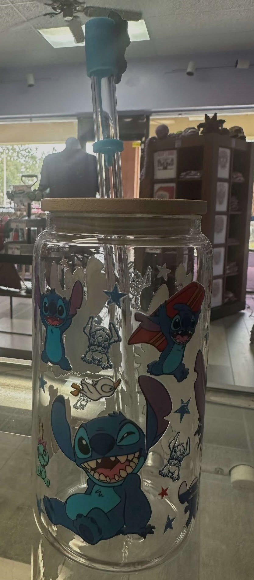 Stitch Glass Cup