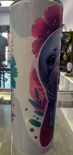 Load image into Gallery viewer, Watercolor Manatee Tumbler
