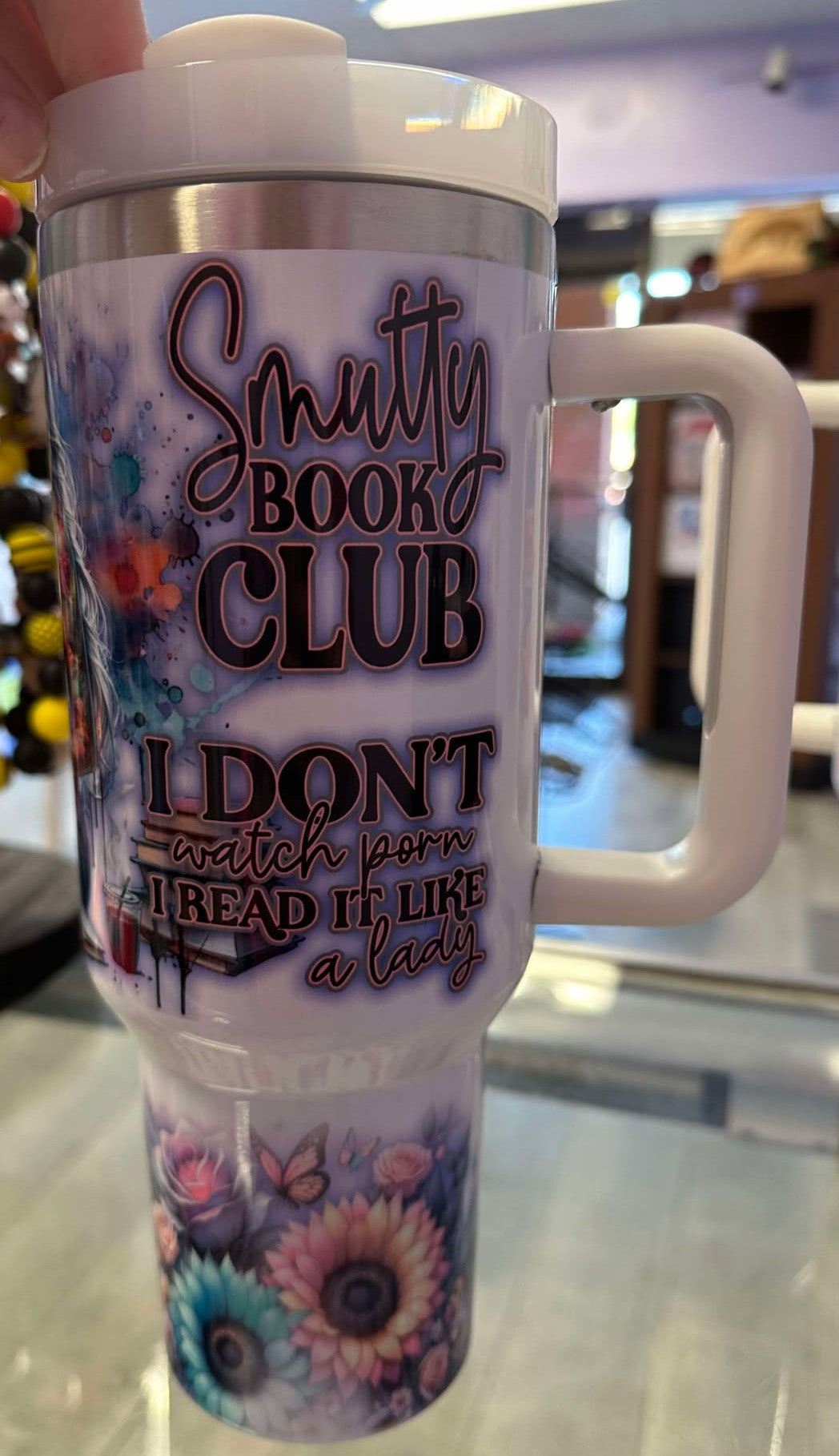 Smutty Book Club 40 Oz Tumbler