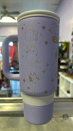 Load image into Gallery viewer, Bluey Laser Engraved 40 Oz Tumbler
