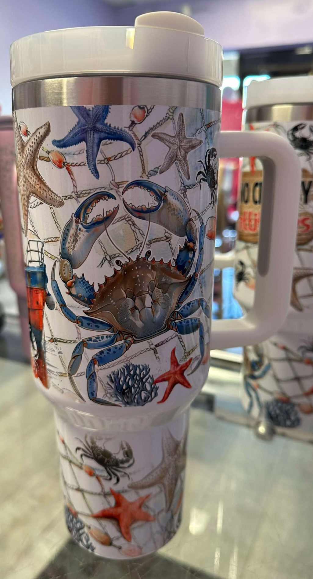 Crab Fishing 40 Oz Tumbler