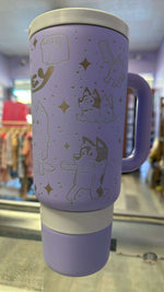 Load image into Gallery viewer, Bluey Laser Engraved 40 Oz Tumbler
