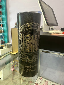 Fourth Wing Laser Engraved 20 Oz Tumbler