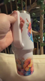 Load and play video in Gallery viewer, Sea Turtle Tropical 40 Oz Tumbler
