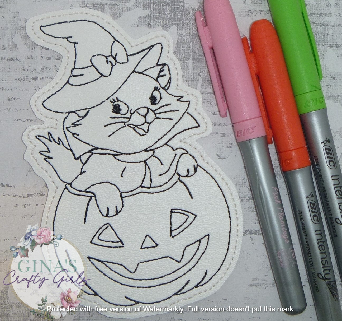 Halloween Marie In Pumpkin Coloring Doll