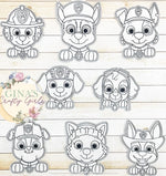 Load image into Gallery viewer, Paw Patrol Coloring Doll Set
