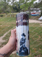 Load image into Gallery viewer, Urban Cowboy Lookin&#39; For Love Skinny Tumbler
