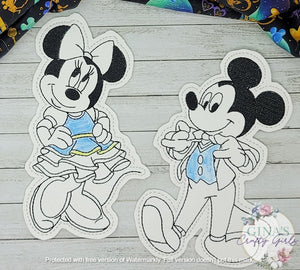 5oth Anniversary Mickey and Minnie Coloring Doll