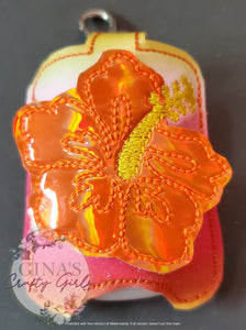 3D Hibiscus Hand Sanitizer Holder