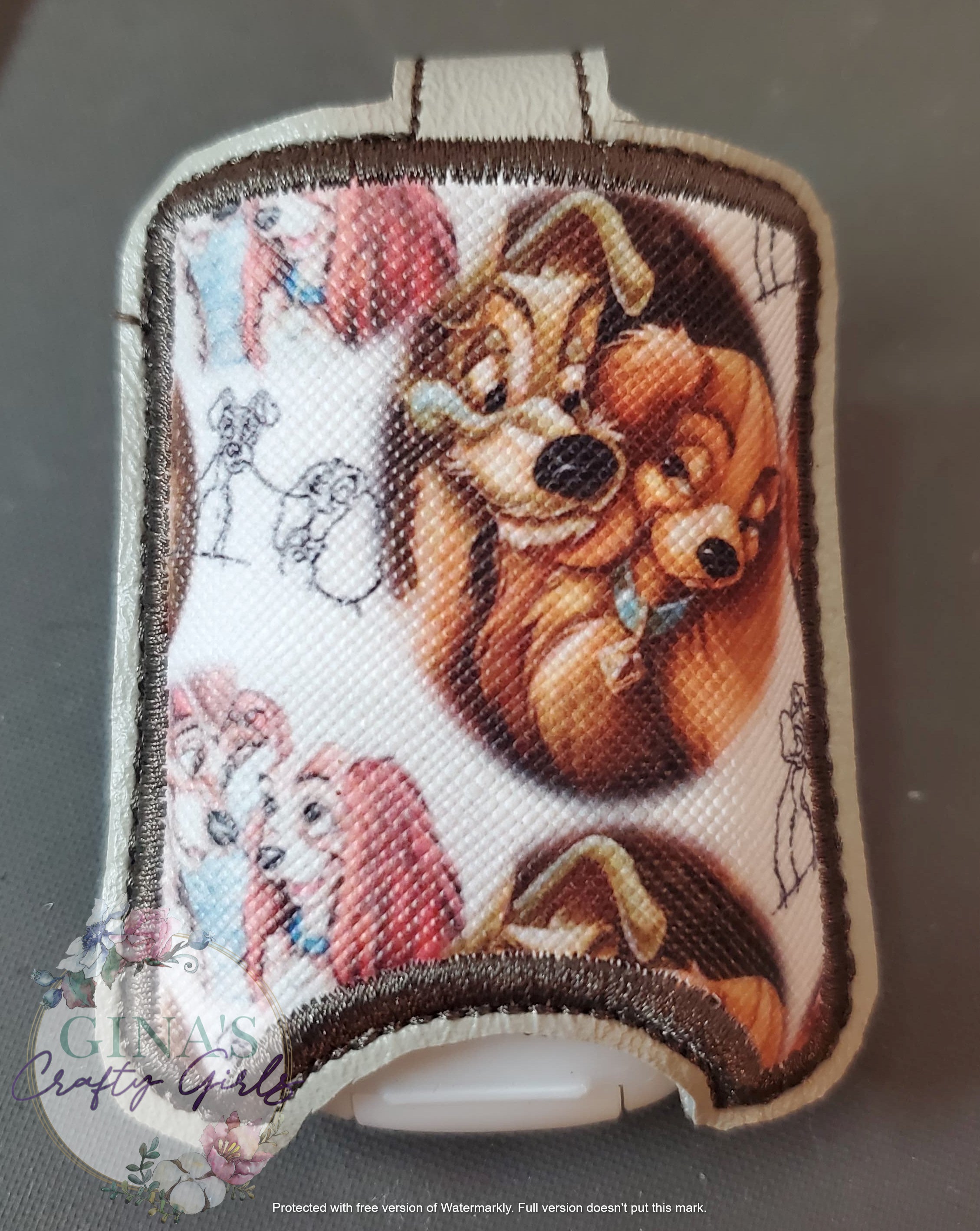 Lady and the Tramp Hand Sanitizer Holder