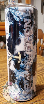 Load image into Gallery viewer, Cowprint John Dutton Yellowstone Skinny Tumbler
