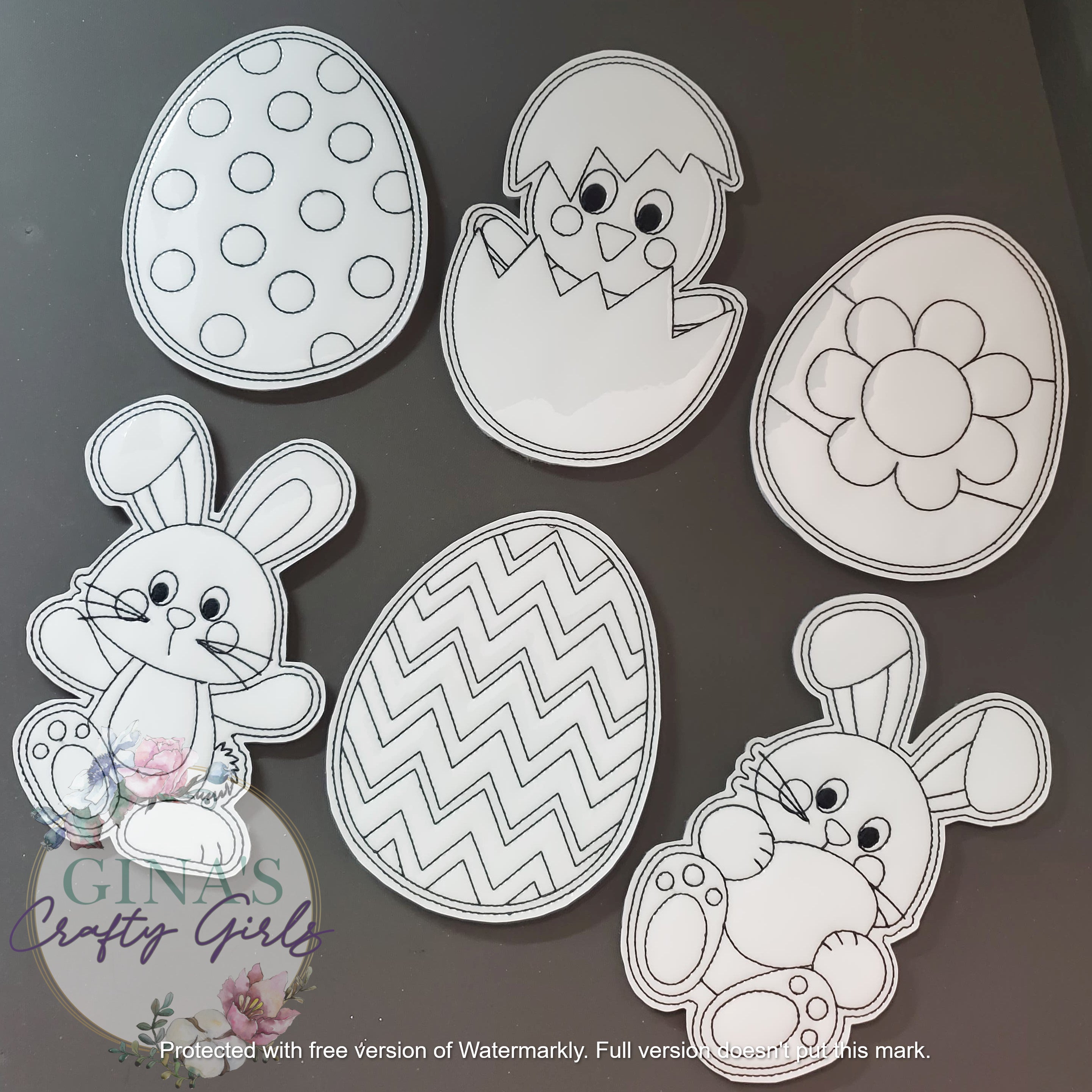 Easter Coloring Doll Set