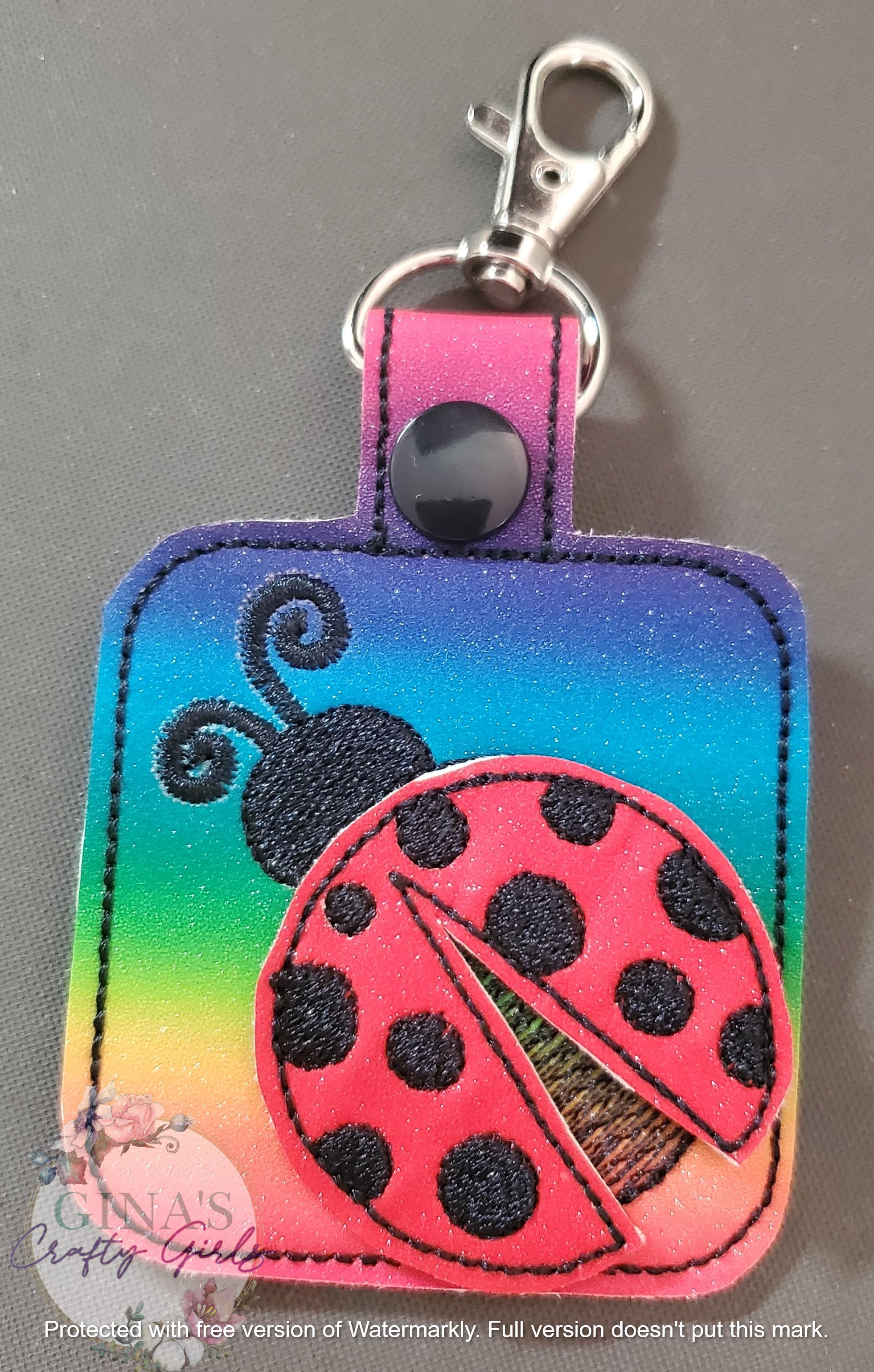 3D Ladybug Keyfob