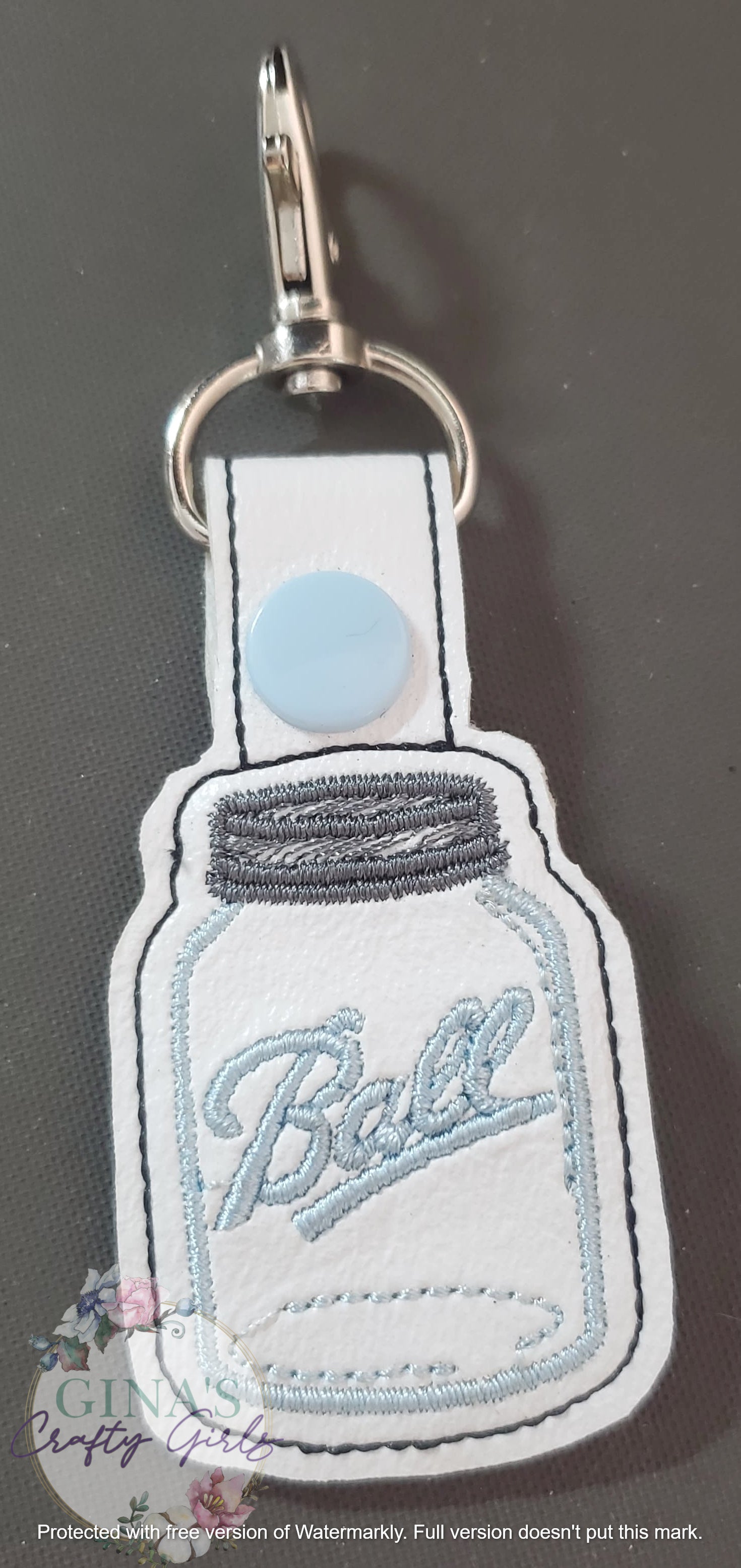 Ball Mason Jar Keyfob