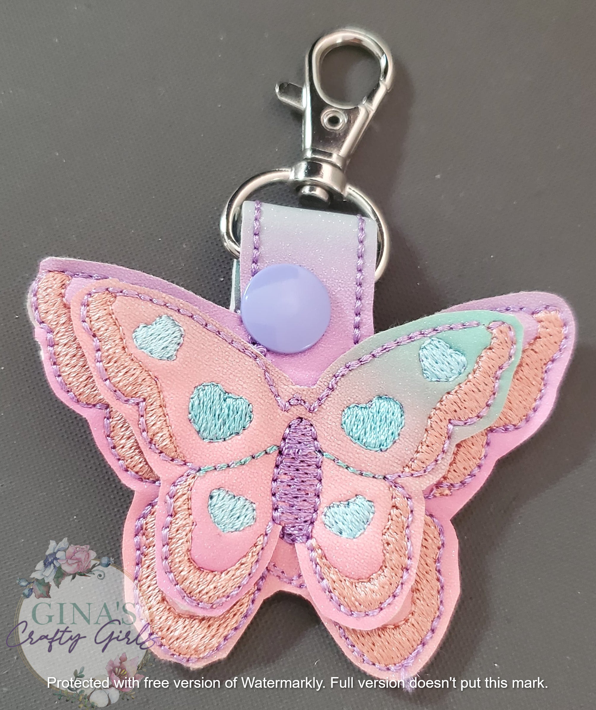 3D Butterfly Keyfob