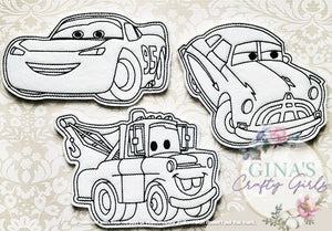 Cars Coloring Doll Set